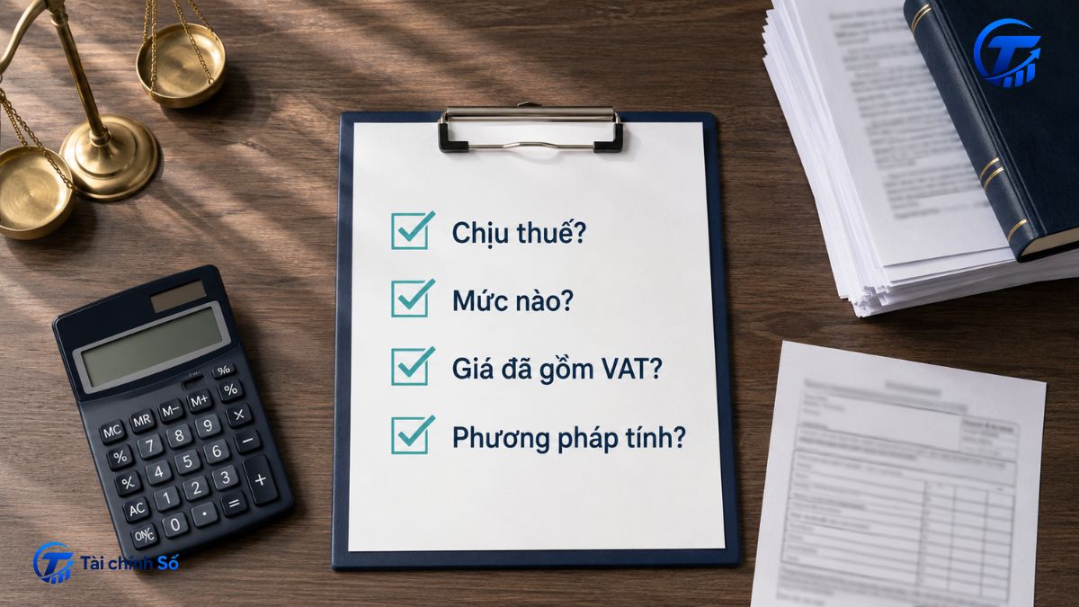 Kiểm tra VAT trước khi tính