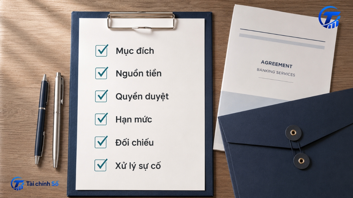 Checklist trước khi mở tài khoản đồng sở hữu.