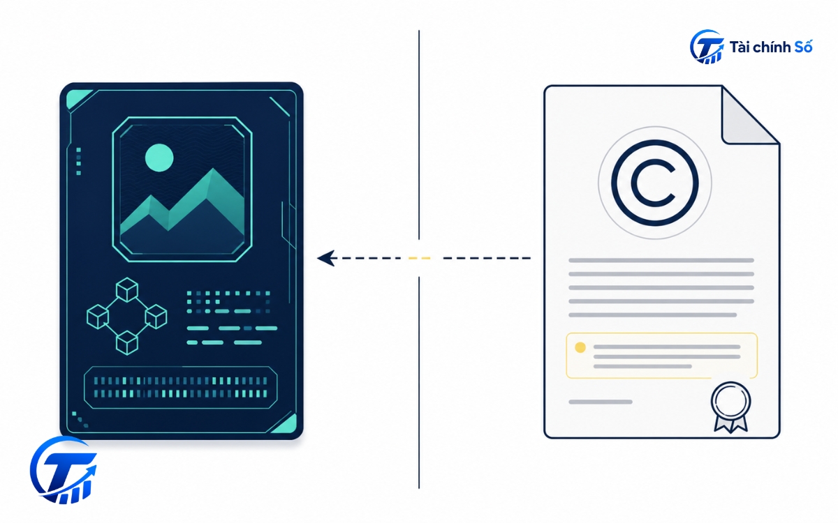 Phân biệt quyền sở hữu token NFT và quyền bản quyền tác phẩm