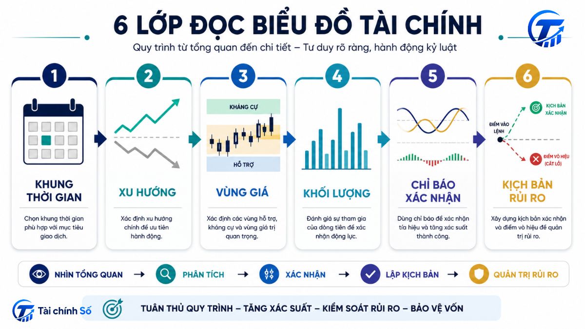 Sáu lớp đọc biểu đồ cho người mới
