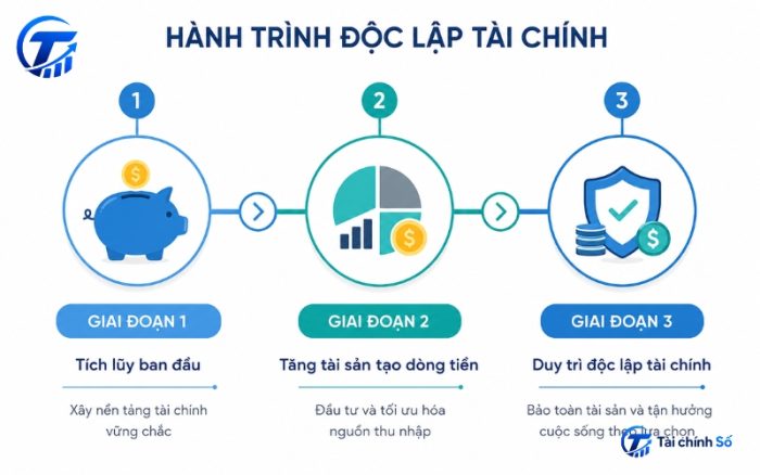 Mục tiêu độc lập tài chính theo giai đoạn