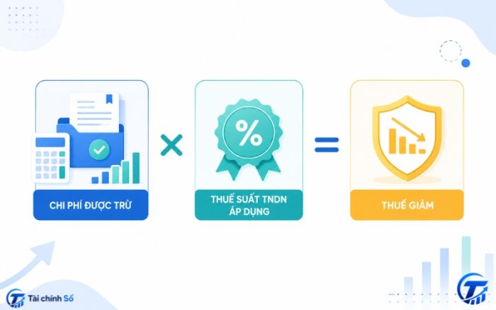 Công thức giá trị lá chắn thuế