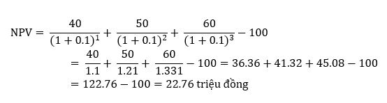 vi du tinh npv