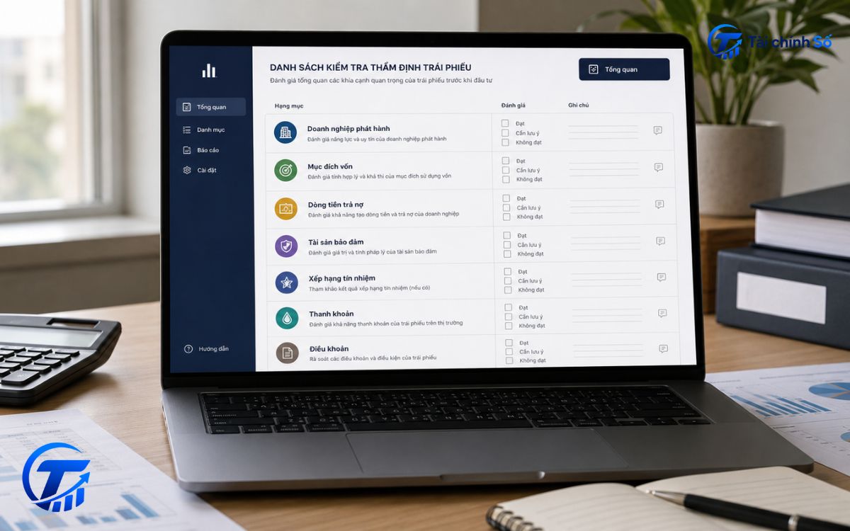 Checklist trái phiếu doanh nghiệp