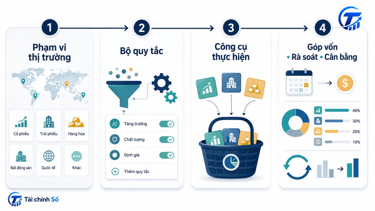 Khung bốn lớp xây chiến lược đầu tư thụ động